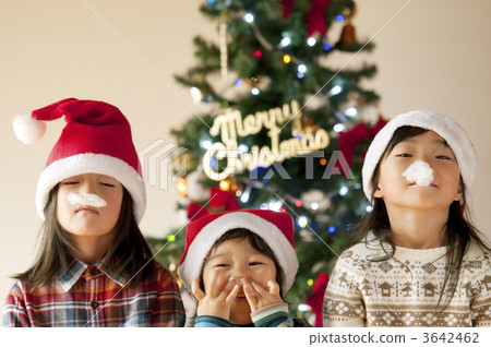 有鬍子的聖誕老人的孩子 3642462