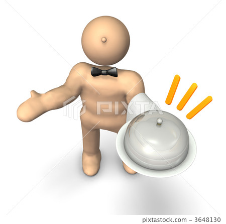 3DCG illustration showing hospitality 3648130