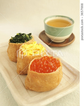 炸豆腐包裹著的風味米飯 稻荷神社 稻荷壽司 3657008