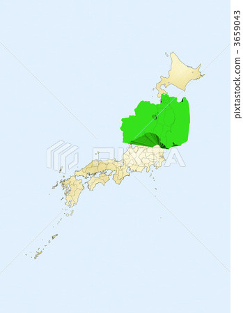 the japanese islands, map of japan, fukushima prefecture 3659043