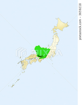 日本列島 日本地圖 愛知縣 3659218