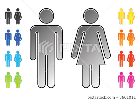 Men and women???s toilet pictograms 3661011