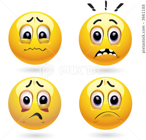 Frightened smiling balls 3661188