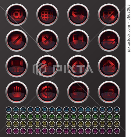 Web Internet and Security buttons Web Internet and Security buttons 3662065