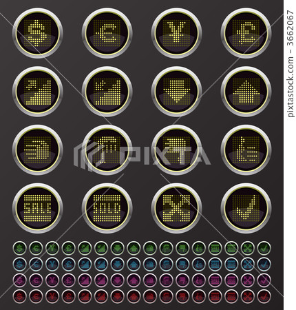 Web Money and Banking buttons Web Money and Banking buttons 3662067