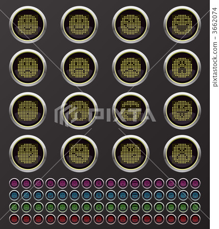 Web internet and Smiley buttons Web internet and Smiley buttons 3662074