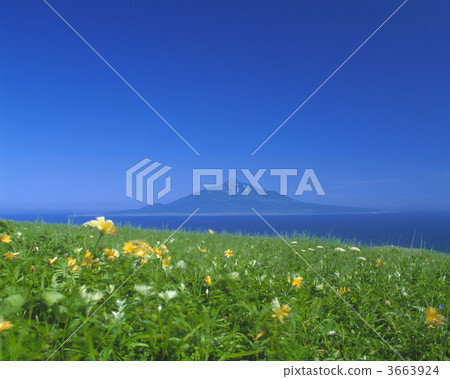 利尻富士 利尻山 萬里無雲 3663924