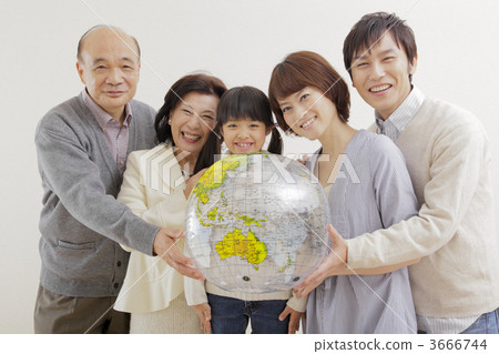 three generations, person, family 3666744