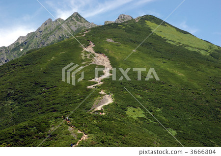 mt. nishihotakatake, yamanaka, among the mountains 3666804