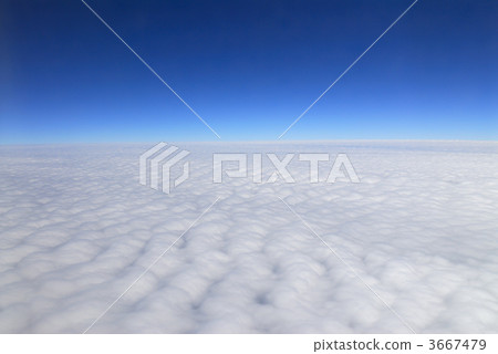 sea of clouds, high in the sky, high-altitude sky 3667479