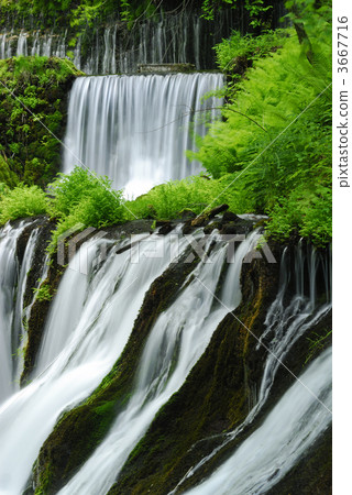 白絹之瀑 白絲瀑布 白絹瀑布 3667716