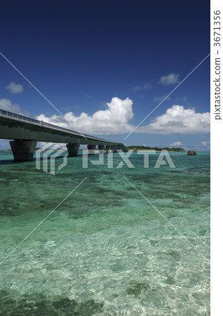 ikema bridge, blue water, marine 3671356