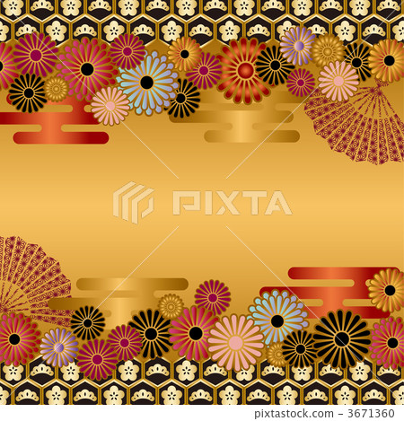 japanese fan, folding fan, flower 3671360