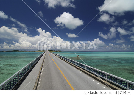 池間橋 留白空間 留白部分 3671404