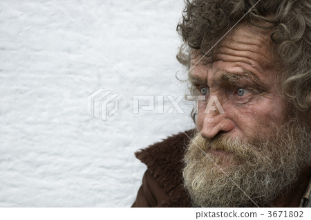 homeless person with empty space for text homeless person with empty space for text 3671802