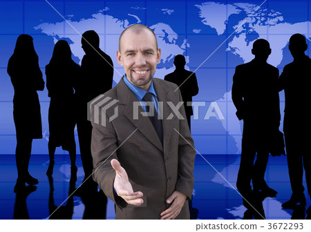 happy manager and group(made from my images) happy manager and group(made from my images) 3672293