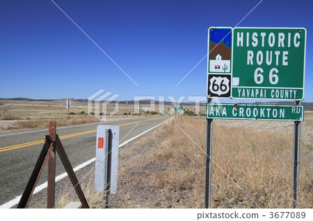 66號公路和景觀。 3677089