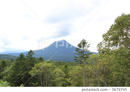 Akan-dake和Shigetake山的風景 3679745