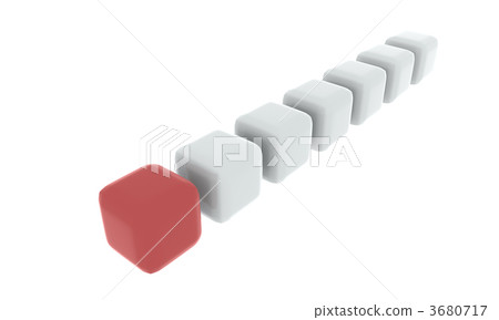 立方體 方塊 排隊 3680717