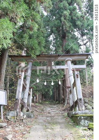 Entrance of Kosuge Shrine Okusha Entrance of Kosuge Shrine Okusha 3681818