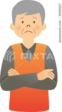A worried old man A worried old man 3690407