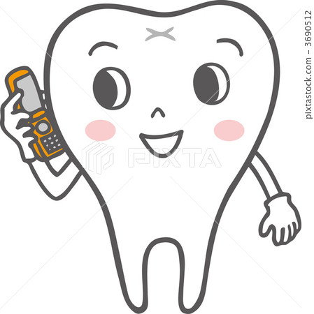 牙齒在手機上交談 3690512