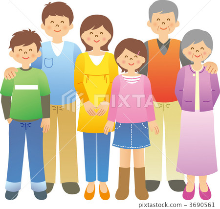The whole family member group The whole family member group 3690561
