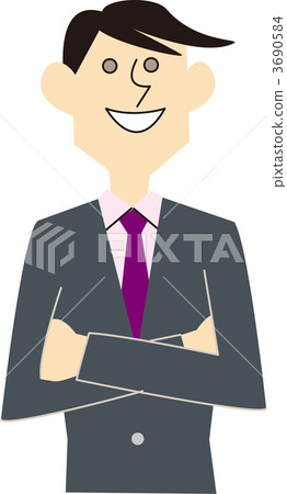 A businessman who is pleased 3690584