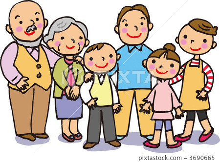 The whole family member group 3690665