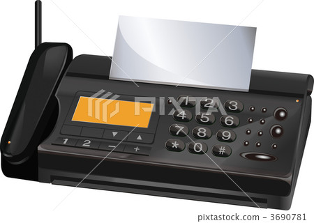 傳真 插圖素材 向量素材 3690781