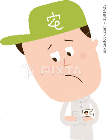 Afflicted home delivery driver 3691425