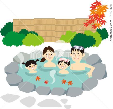 In autumn leaves hot springs In autumn leaves hot springs 3691691