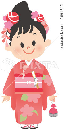 和服人物女孩 和服人物女孩 3691745