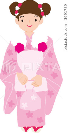 Kimono figure girl 3691789