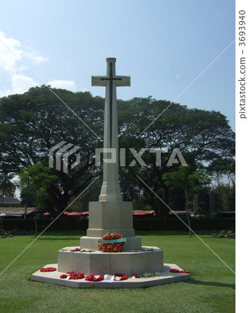 公墓 墓地 十字架 3693940