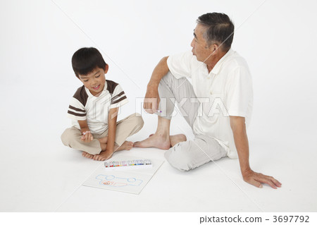 影棚拍攝 坐 坐著 3697792
