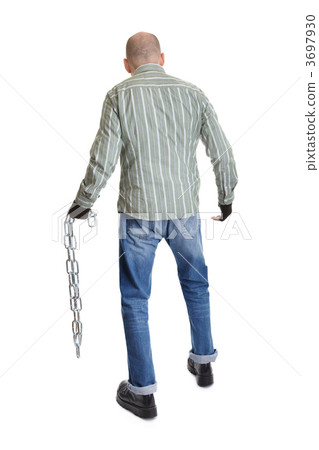 hooligan with chain 3697930