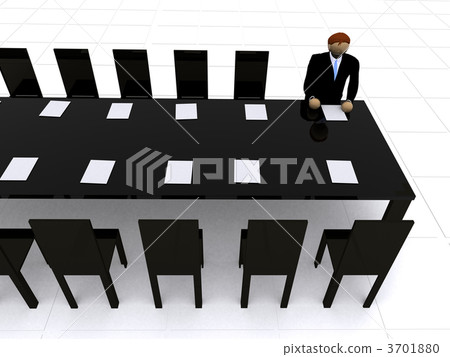 corporate meeting - 3d illustration corporate meeting - 3d illustration 3701880