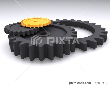 Gears in perspective 3701912