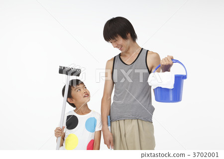 父親 爸爸 小學學生 3702001