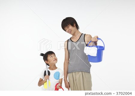 father, elementary student, primary school child 3702004