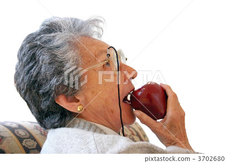 biting an apple biting an apple 3702680