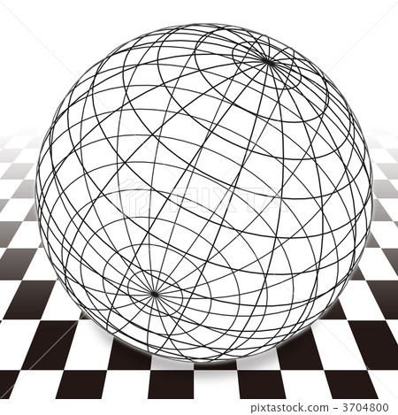wireframe, wire frame, ball 3704800