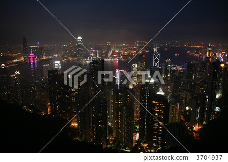 Victoria Peak Night View 3704937