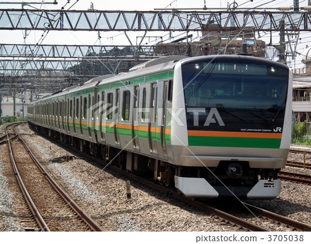 東海道線E233系列雙簧管站 東海道線E233系列雙簧管站 3705038