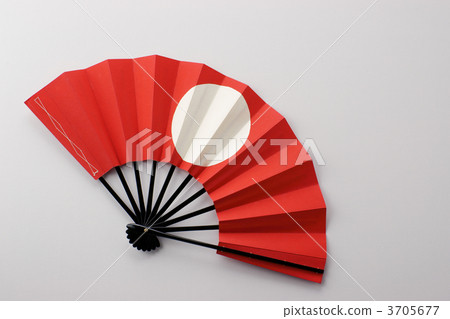 Japanese flag fan 3705677