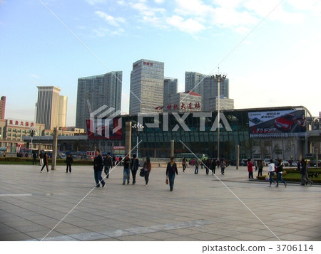 China Dalian Station square square 3706114