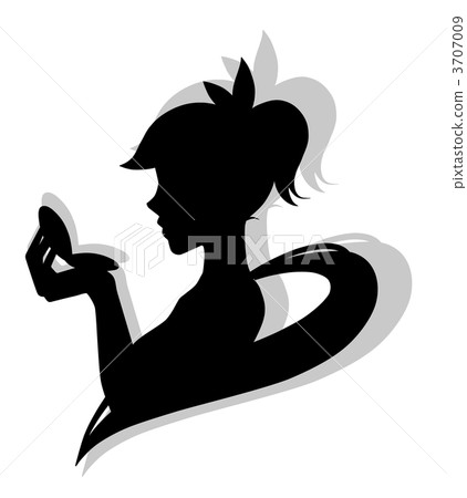剪影婦女 剪影婦女 3707009