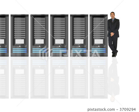 business man and his network 3709294