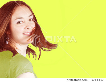 beautiful portrait of a red head woman 3711432